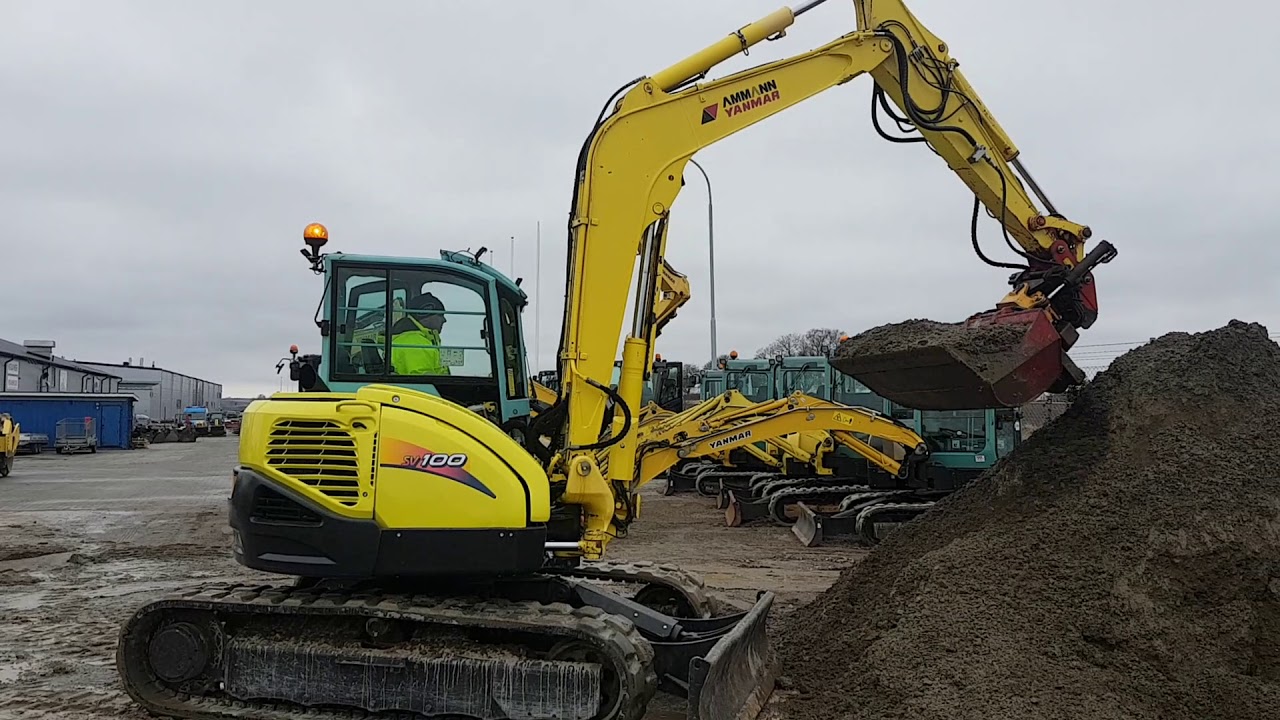 Yanmar SV100, årsmodell: 2007, 4253h, s/no: .00785B
