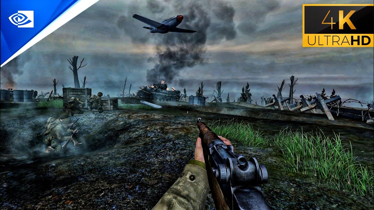 Bunker Defense &ndash; The Battle for Hill 400 | [4K 60FPS PC] &ndash; Call of Duty 2 Gameplay
