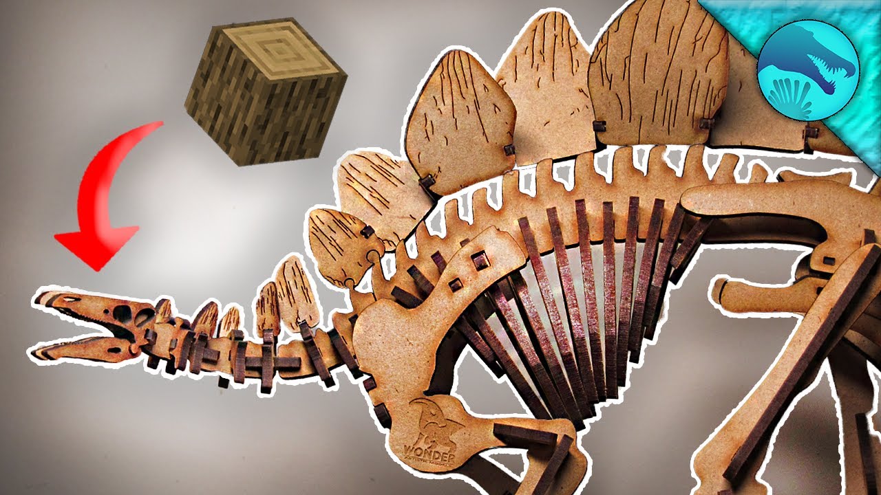 🦴 I BUILT a Stegosaurus! || WONDER Wooden Model Kit Review