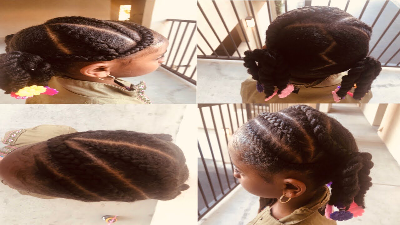 Amazing Quick Natural Braid Hairstyle For Little Girls