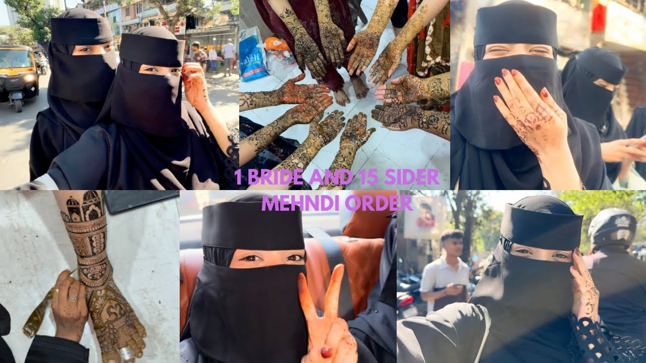 Complete vlog of 15 siders and 1 bride in one day😱 | mehndi vlog | sammhennavibes | viral vlog