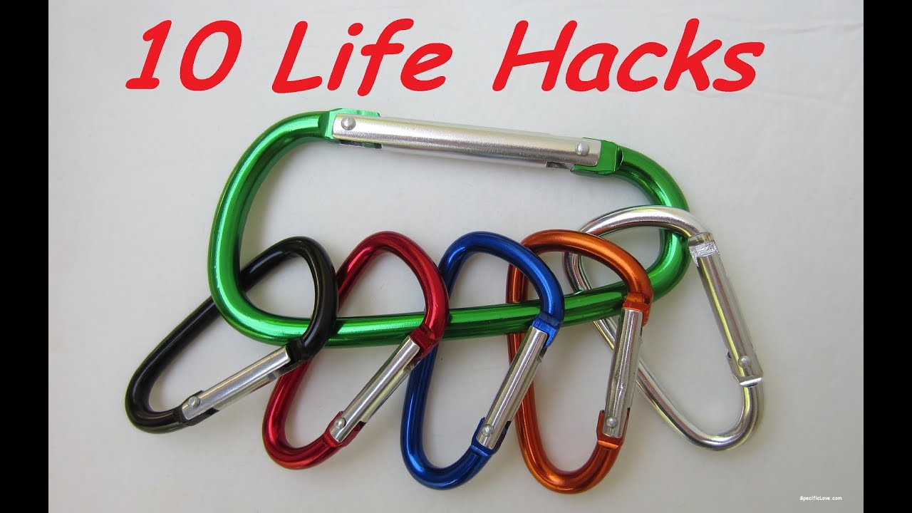 10 Life Hacks with Carabiners