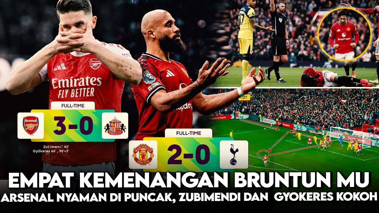 KING MU ANTI KALAH👑Skema Carrick DNA Sir Alex 4 Striker Sulit Ditebak🔥Arsenal 9 POIN di Pucuk🥶
