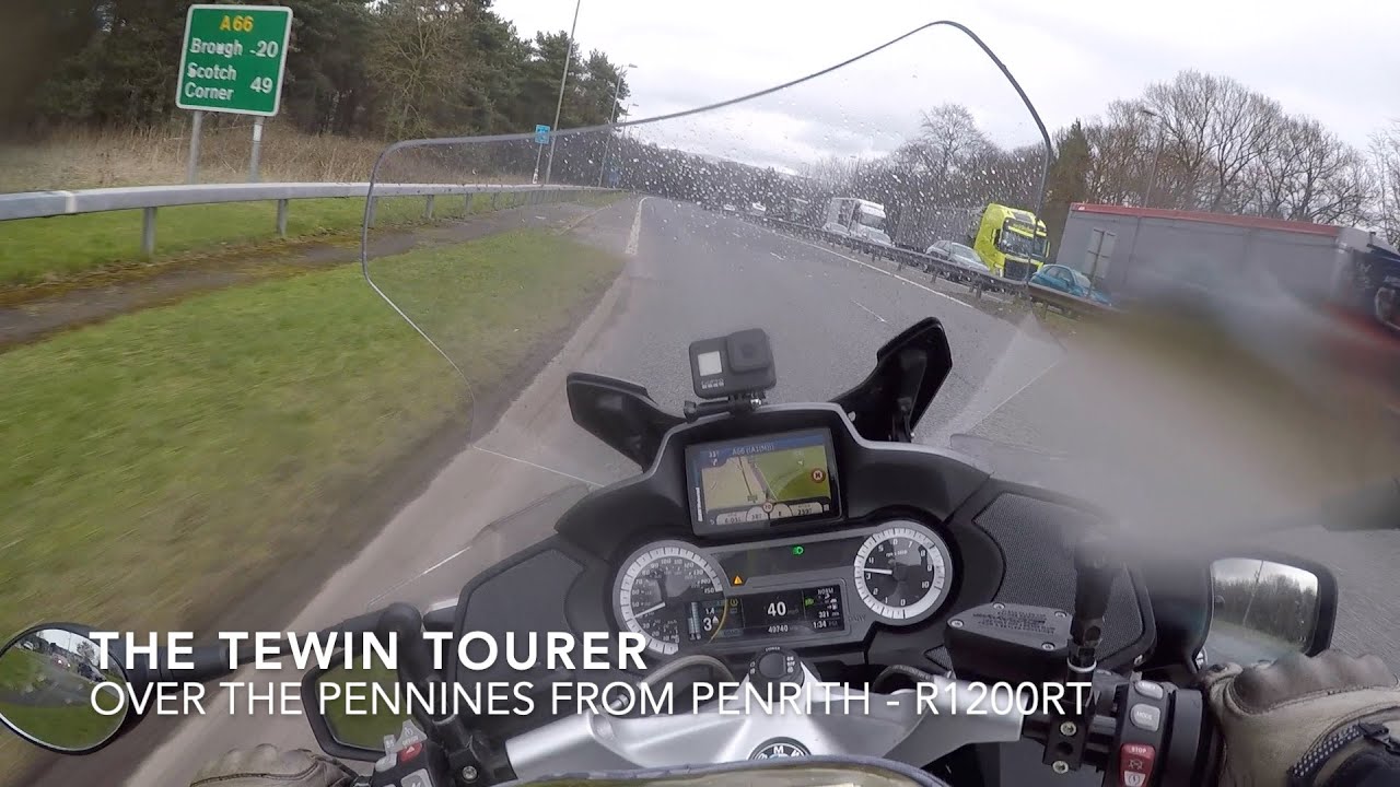 Over the Pennines from Penrith on the BMW R1200RT.