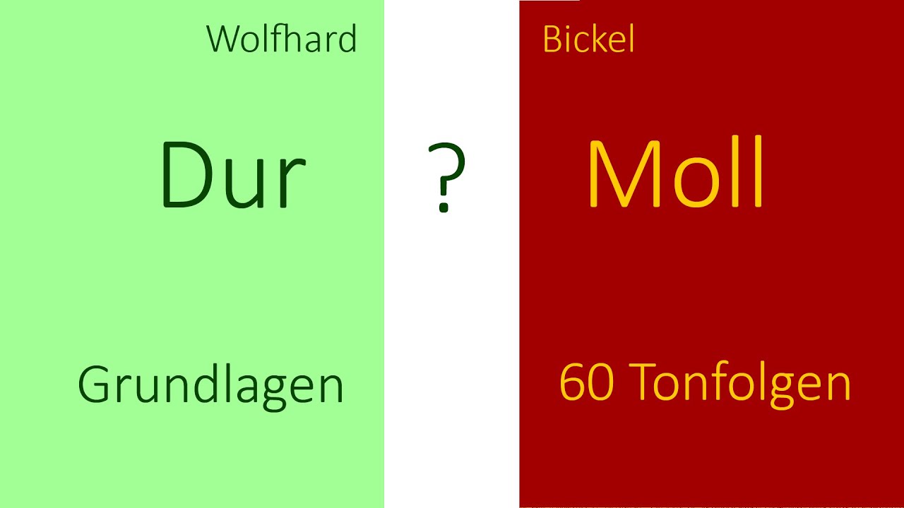 Harmonielehre Folge 2: Dur oder Moll? Hier hörst du die Grundlagen.