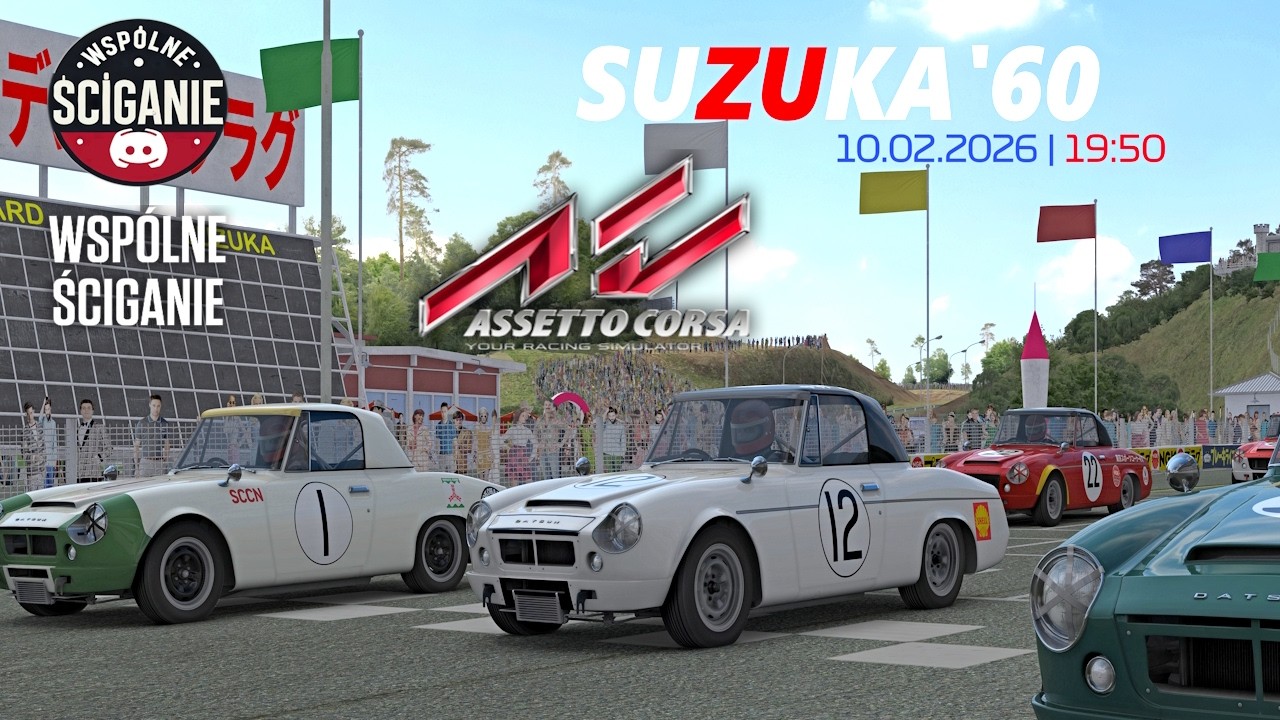 DATSUN FAIRLADY 2000 TOR Suzuka 60 | Assetto Corsa | Wsp&oacute;lne Ściganie