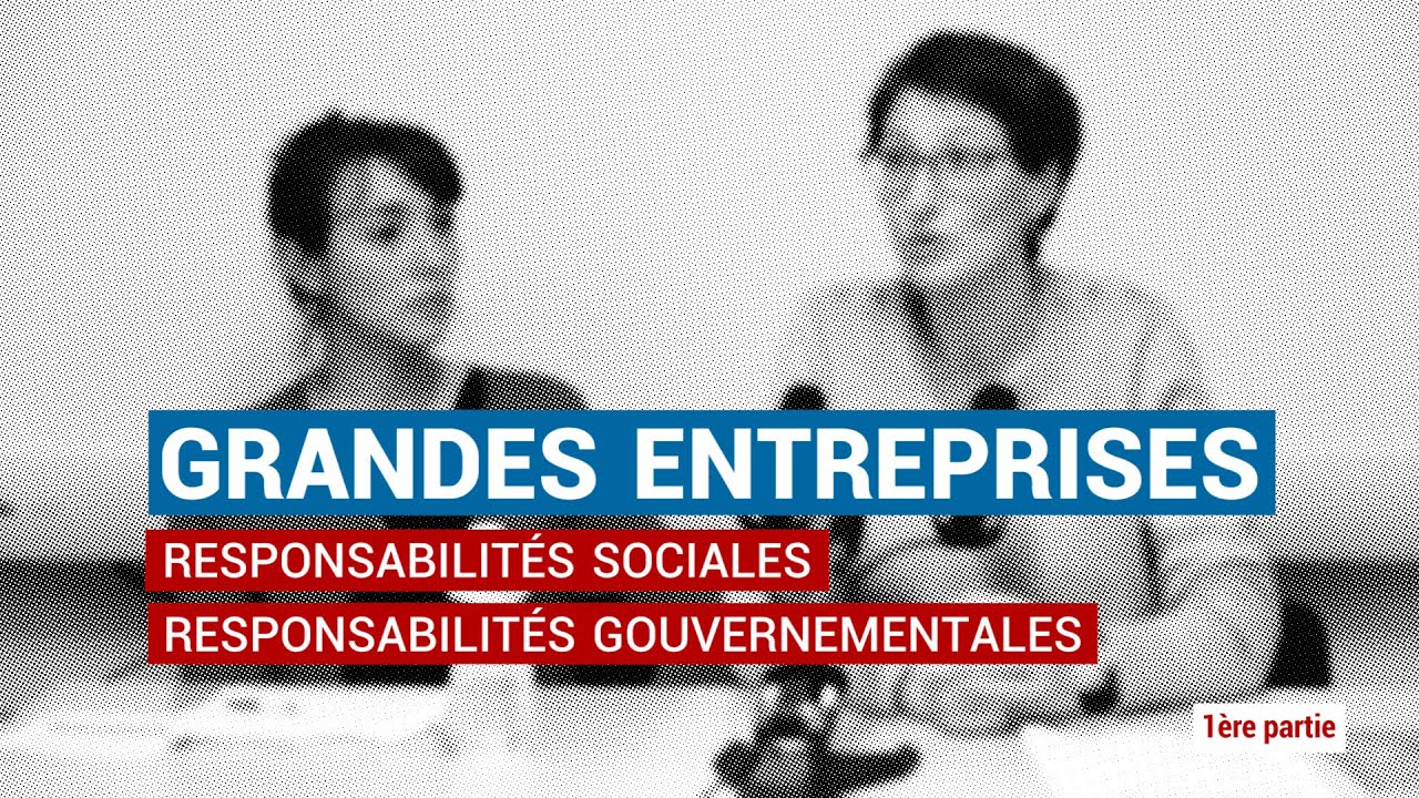 La responsabilité gouvernementale et sociétale des grandes entreprises françaises (1/2)