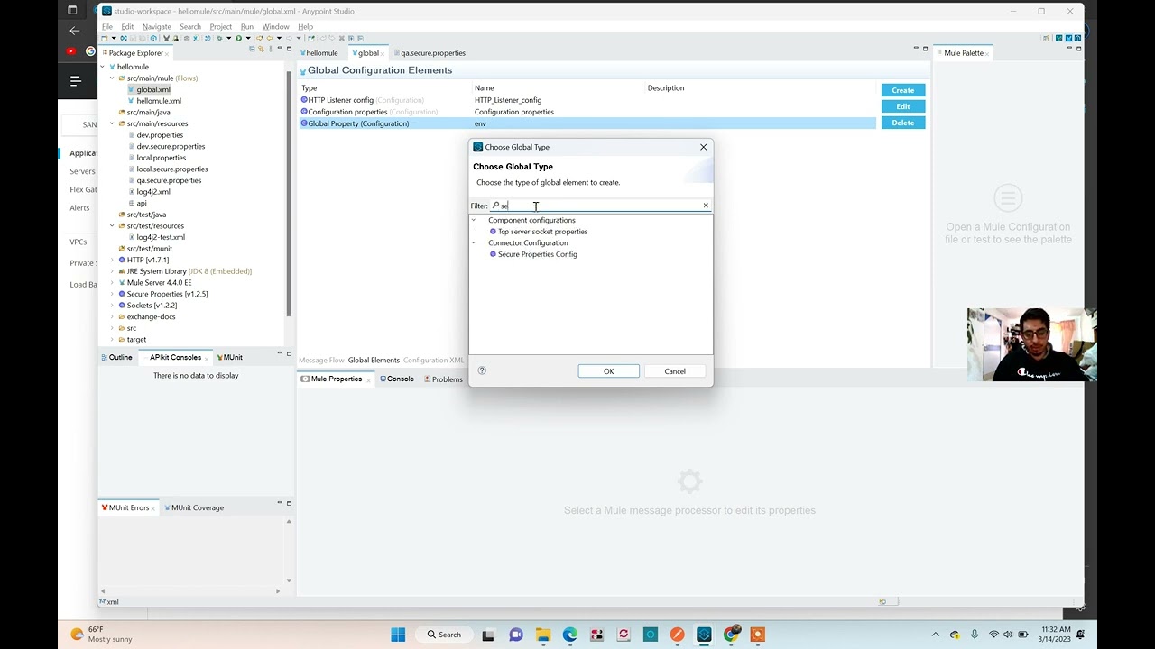 How to secure properties before deployment in Anypoint Studio part 1-1