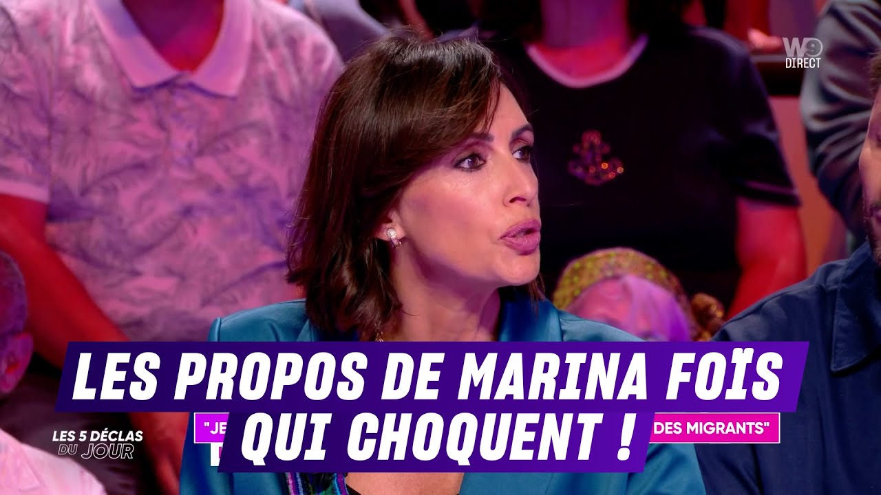 Les propos chocs de Marina Fo&iuml;s | TBT9