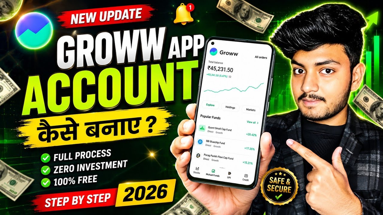 How to Create a Groww App Account | How to Create an Account in Groww App | How to Open a Groww A...