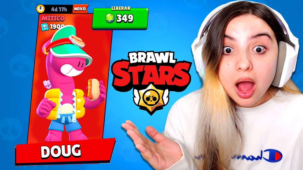 Testei o novo Brawler Doug no Brawl Stars pela Primeira Vez! Vale a pena Liberar?