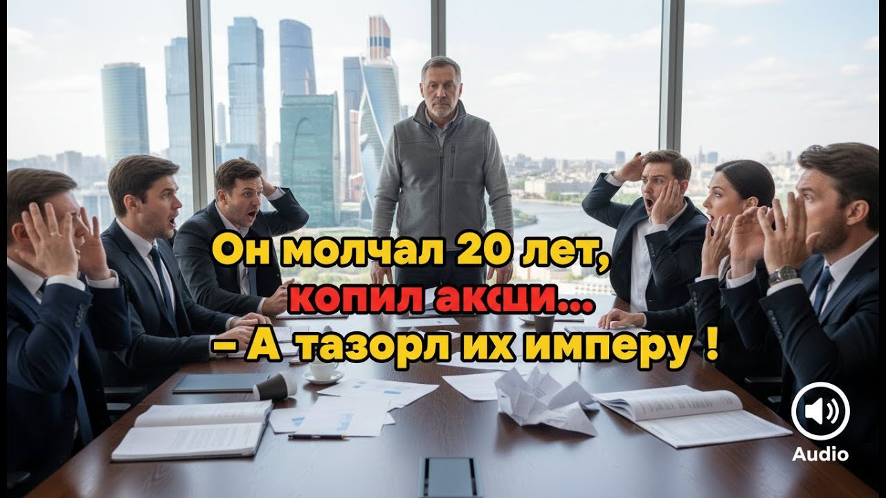 МУЖЧИНА ТАЙНО СКУПИЛ АКЦИИ КОМПАНИИ И В ОДИН МИГ СВЕРГ ПРЕДАТЕЛЕЙ