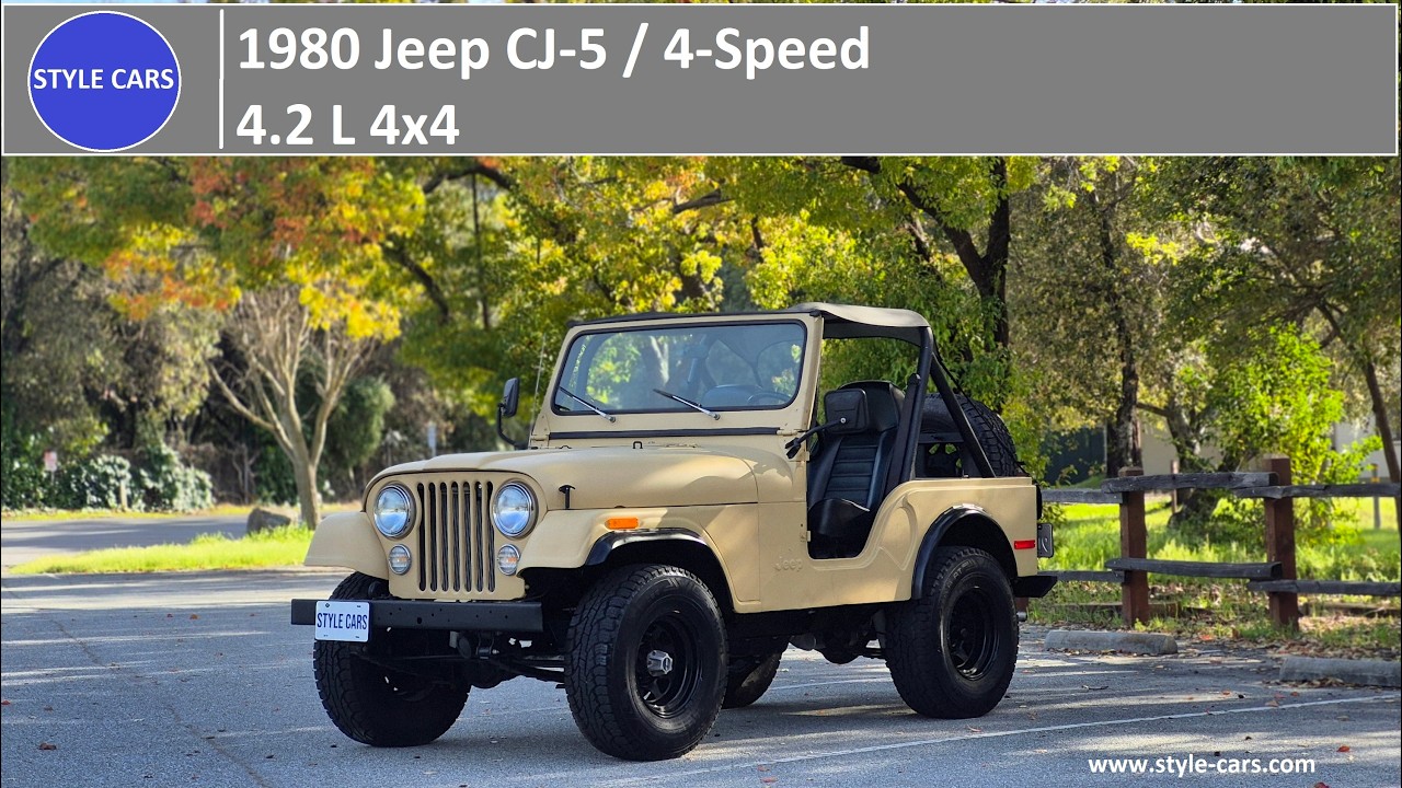 1980 Jeep Wrangler Driving