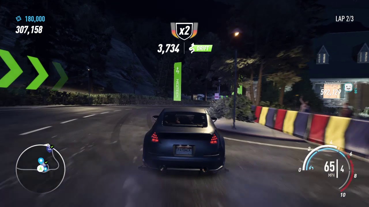Need for Speed™ Payback Nissan 350z speedcross Providence Rise