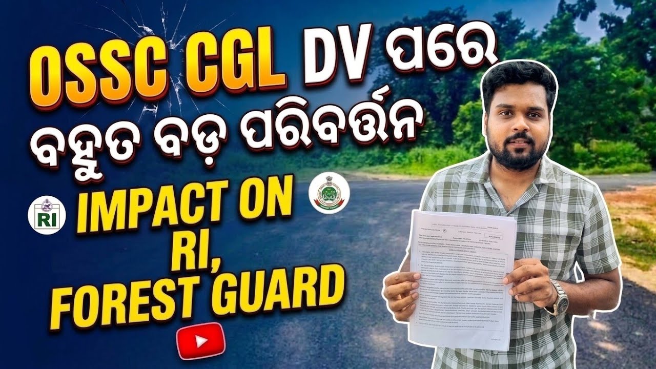 OSSC CGL BIG IMPACT 🔥 on Forest Guard,CHSL & RI ARI AMIN ICDS SUPERVISOR EXAM 2026