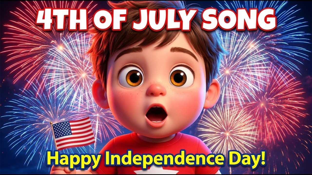 С Днем независимости! 🇺🇸 Песня к 4 июля для малышей и дошкольников