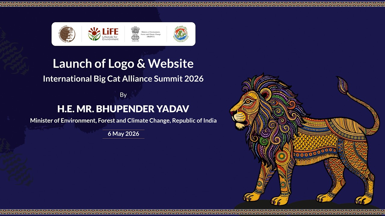 Launch of Logo & Website - International Big Cat Alliance Summit 2026