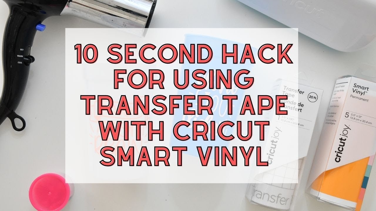 Hack To Get Smart Vinyl To Stick To Transfer Tape