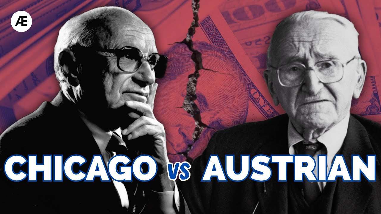The Academic Economics Battle: Chicago vs Austrian School 🤯​