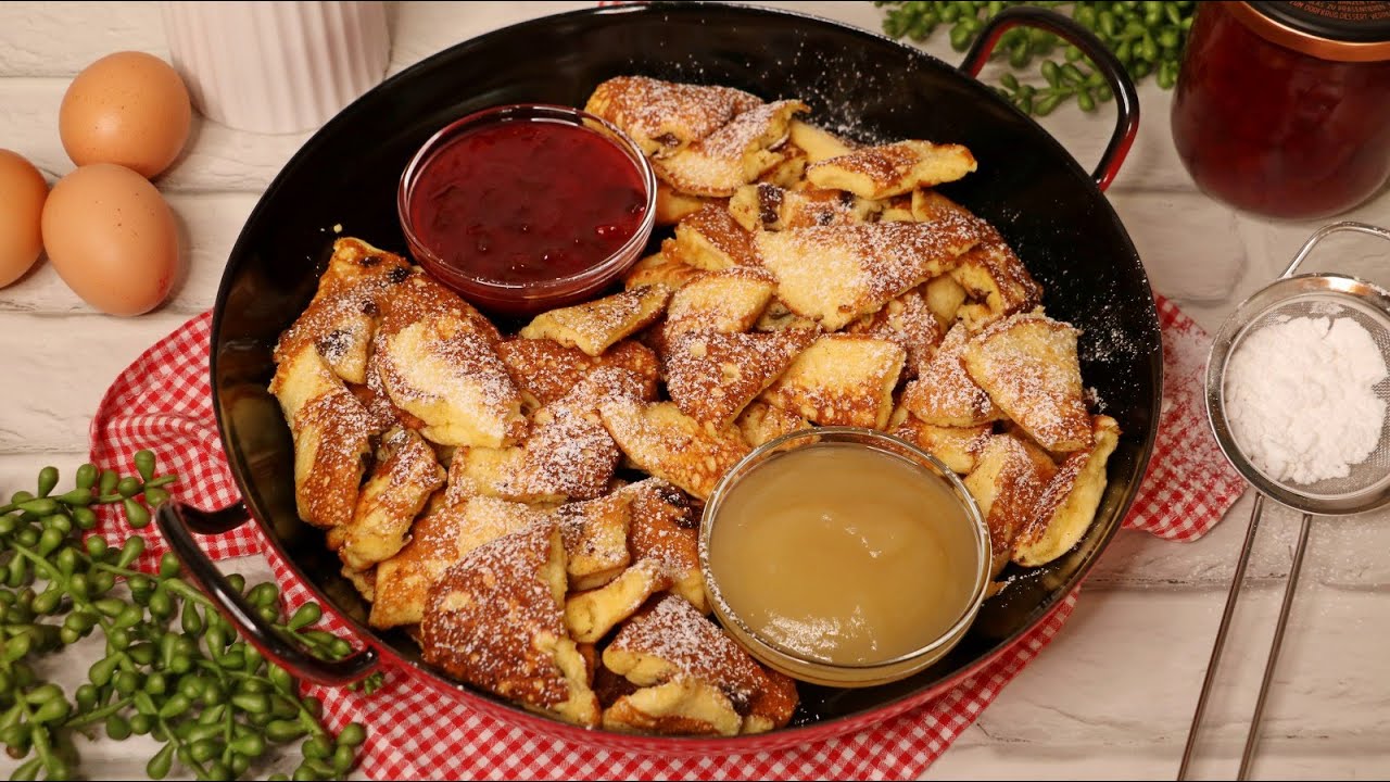 LUFTIGER KAISERSCHMARRN - BESTES KAISERSCHMARRN REZEPT - MIT ZWETSCHGENR&Ouml;STER UND APFELMUS
