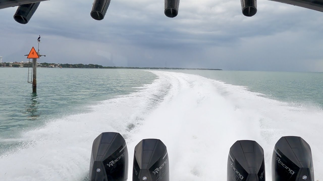 Скорость 70 миль в час и более до Майами!: морские испытания Invincible 46 Pilothouse стоимостью ...