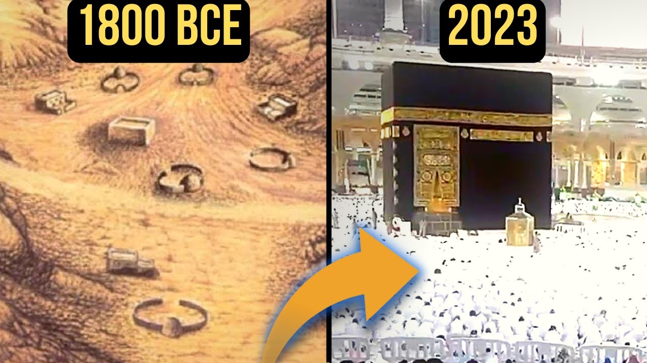 Evolution of Kaaba 🕋 | 1800 BCE to 2023