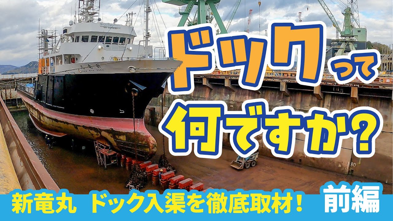【激レア】ドックのお仕事を徹底解説〜ド迫力の入渠作業をリアルタイム実況！〜