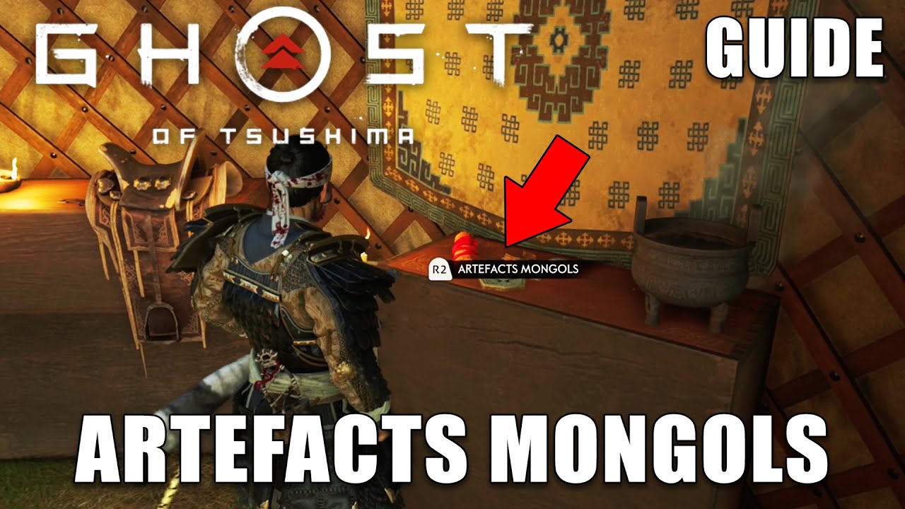 GHOST OF TSUSHIMA - EMPLACEMENTS DE TOUS LES ARTEFACTS MONGOLS (Connaître l'ennemi) Guide Trophée
