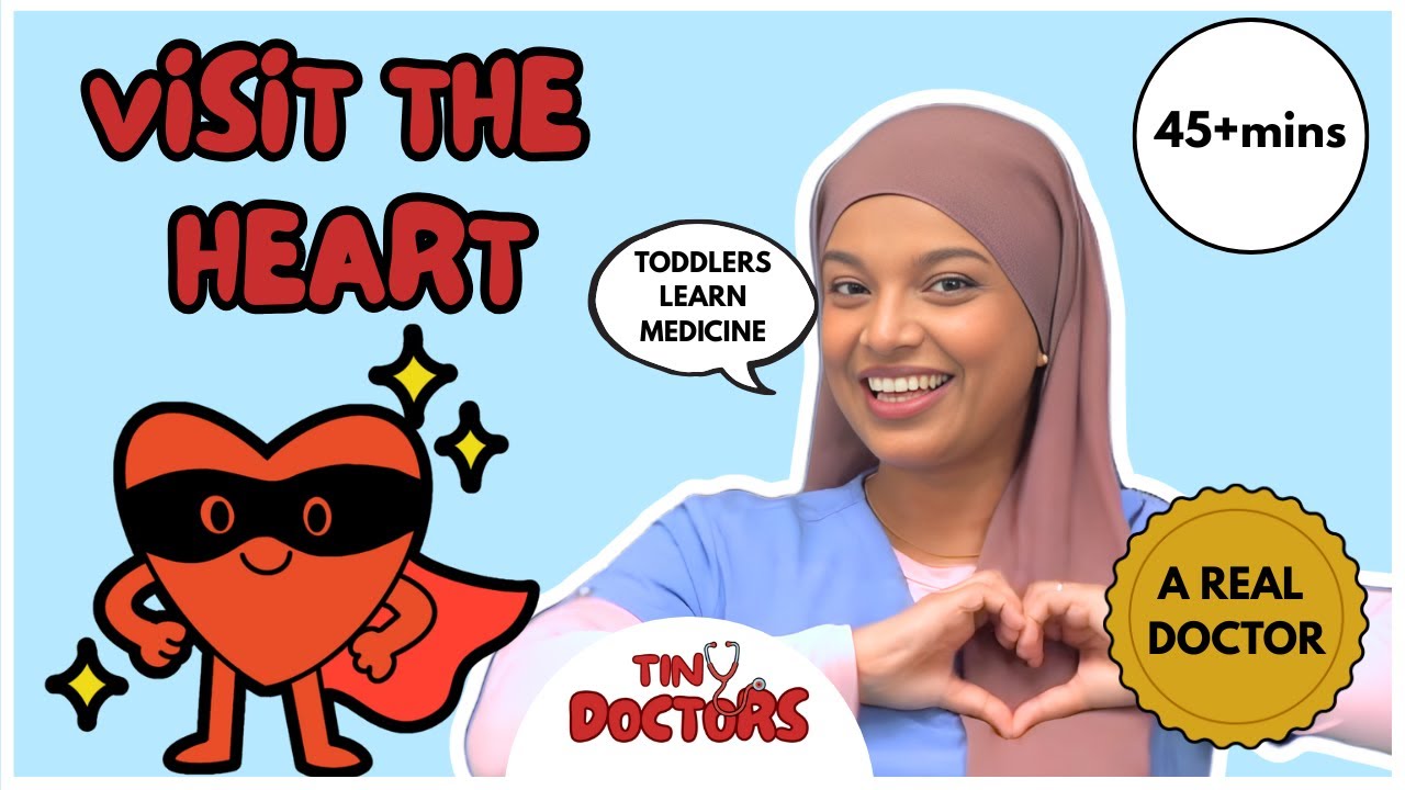 Tiny Doctors with Dr Eva - Visit the Heart, Anatomy, HELP in Emergencies - Children's Learning Video