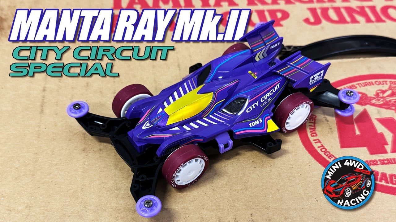 Get Ready to UNLEASH Your Inner Racer with the Tamiya Mini 4WD Manta Ray MK II City Circuit Special!