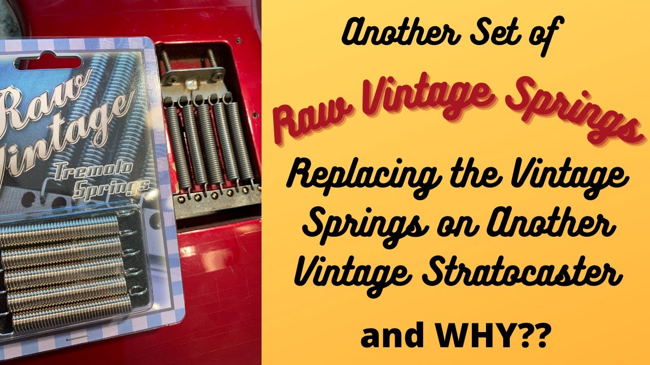 Spring Tension Experiment and Why  it Matters to the Classic Strat Sound
