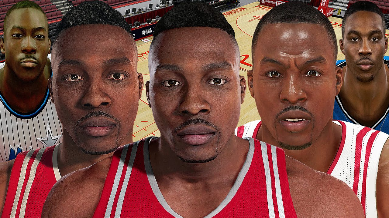 Dwight Howard From NBA 2K5 to NBA 2K16