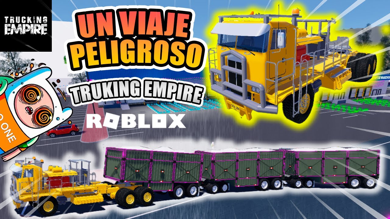 🔴El CAMIÓN mas GRANDE por la via mas DIFICIL 😱(trucking empire) ROBLOX