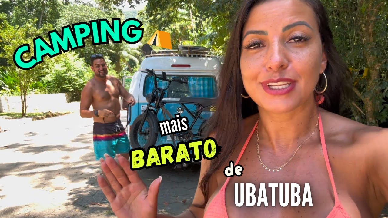 Camping mais BARATO e RAIZ de UBATUBA