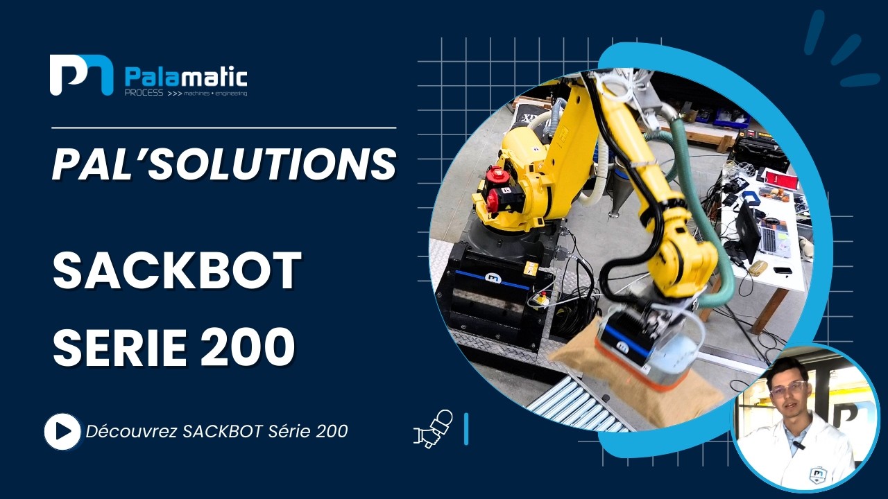 Découvrez notre nouveau robot SackBot Série 200 pour la dépalettisation et vidange de sacs