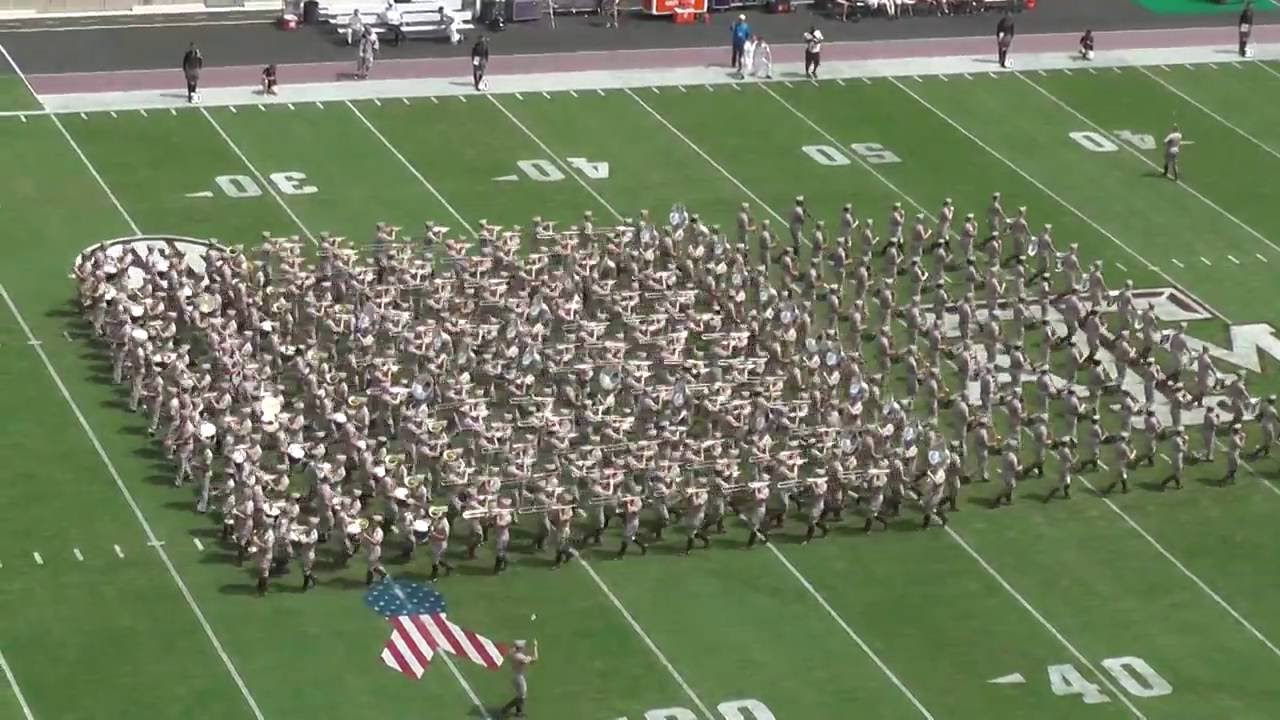 Fightin' Texas Aggie Band Halftime Performance - Prairie View A&M Game at Kyle Field, Sept 10, 2016
