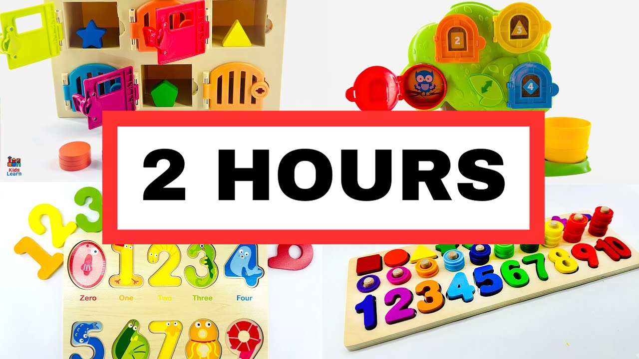 2 HOUR Toddler Learning Videos | Ultimate Kids Learn to Count, Educational Videos For Toddlers