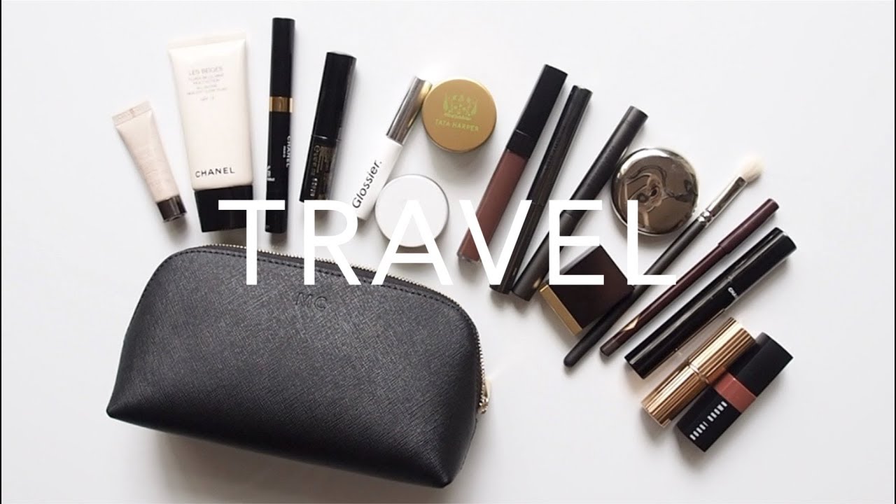 Travel Makeup Bag | Minimal Packing for Months Overseas