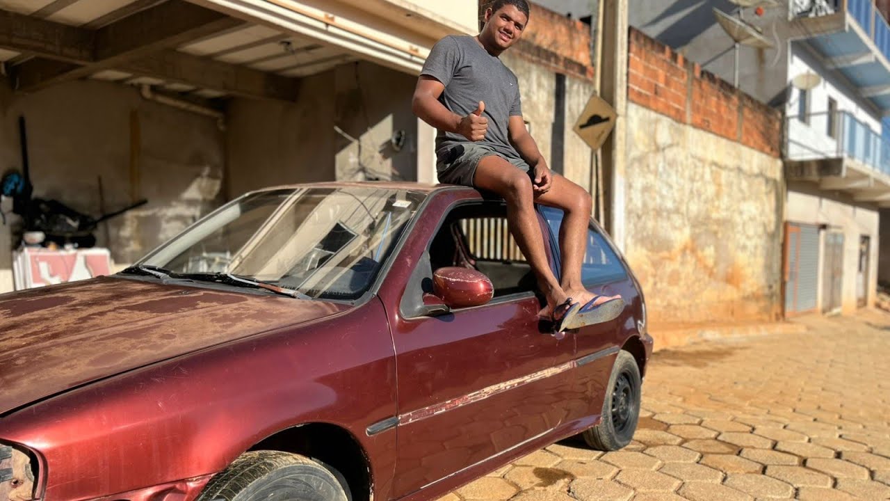 Restauração do Gol g2 antes e depois da limpeza 😱 