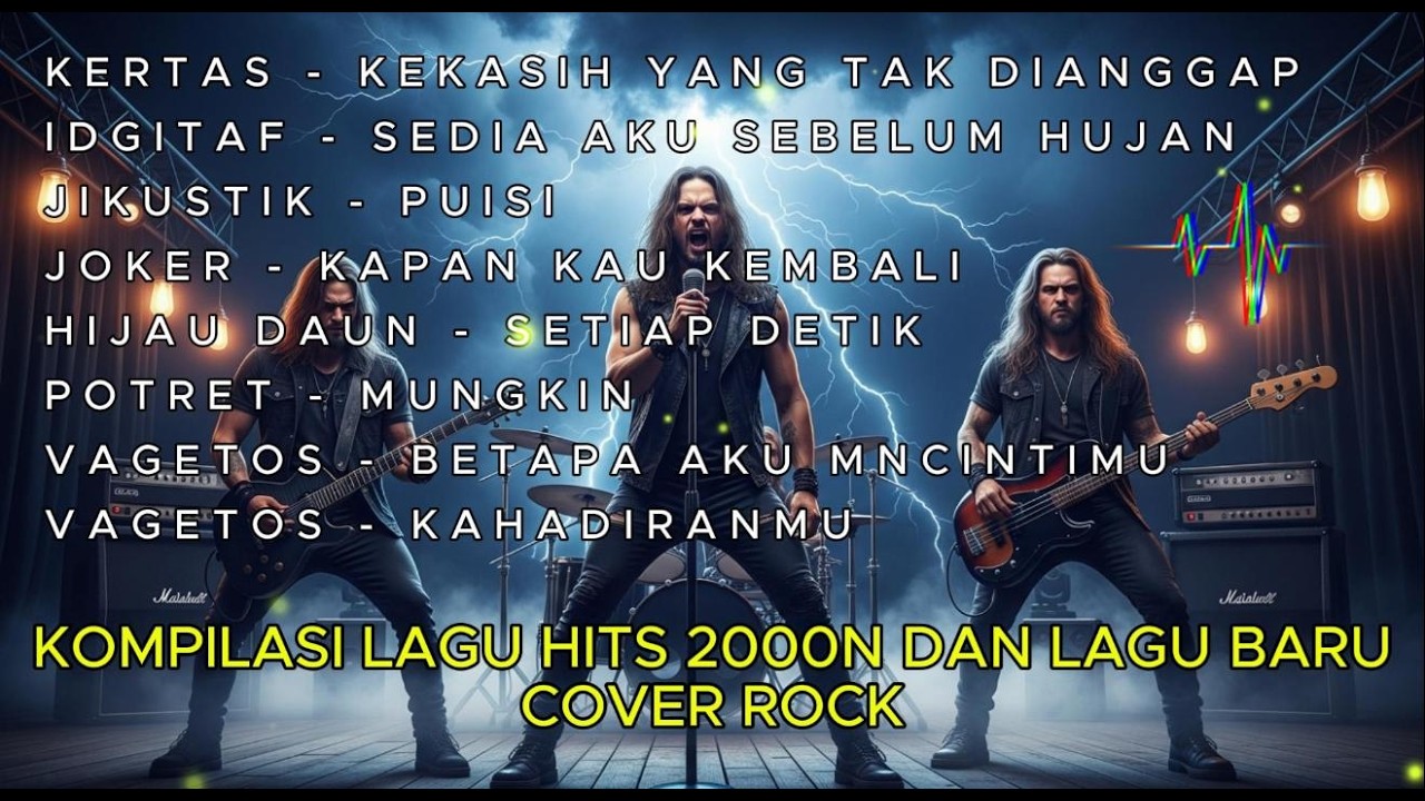 PLAYLISH HITS POP 2000N DAN LAGU BARU | VERSI ROK🔥🤘