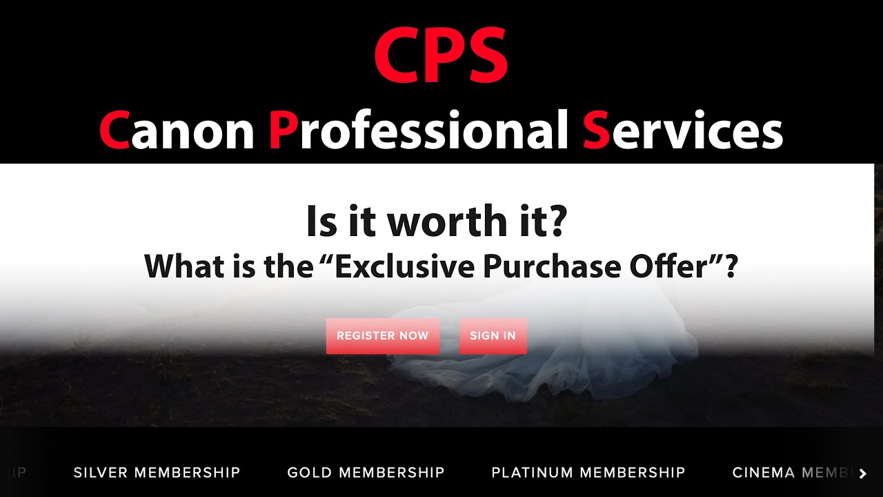Canon Professional Services (CPS) - is a paid membership worth it? Perks & benefits explained.