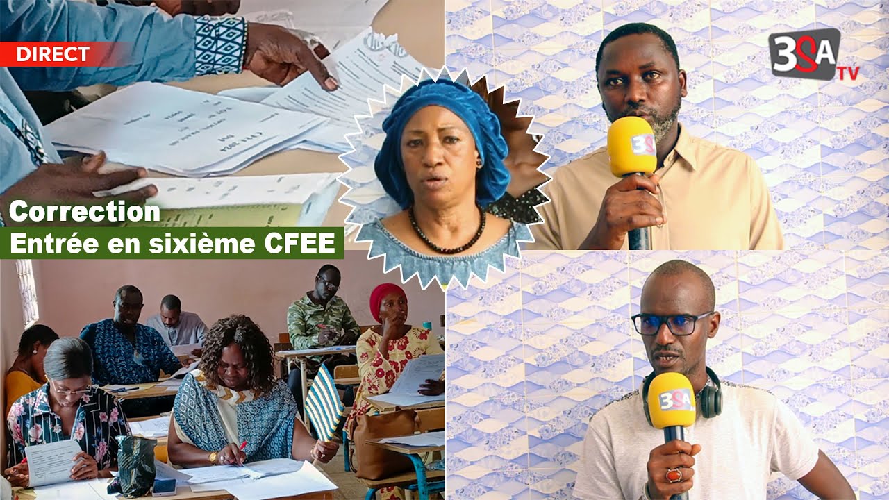 Correction CFEE Entrée en Sixième : Résultats Probants en Attente à l'IEF de Thiaroye