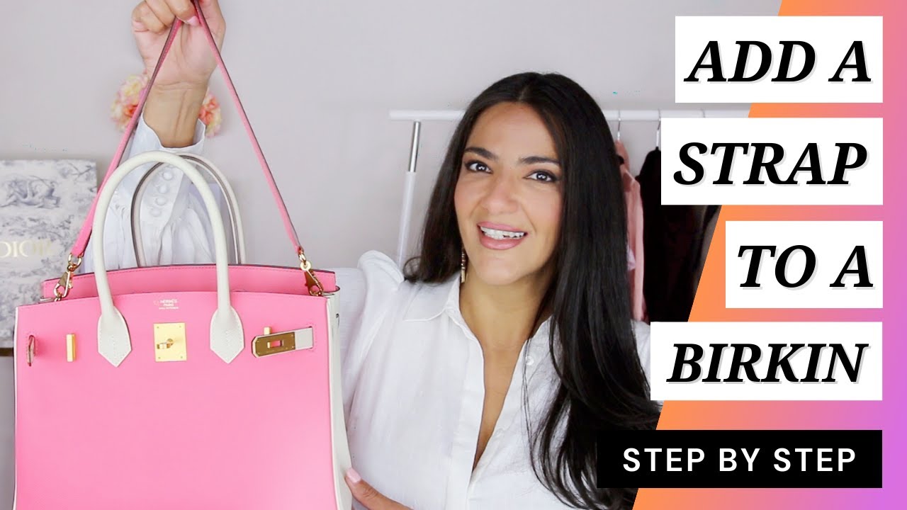 Как прикрепить плечевой ремень к сумке Birkin! Жизнь меняется!