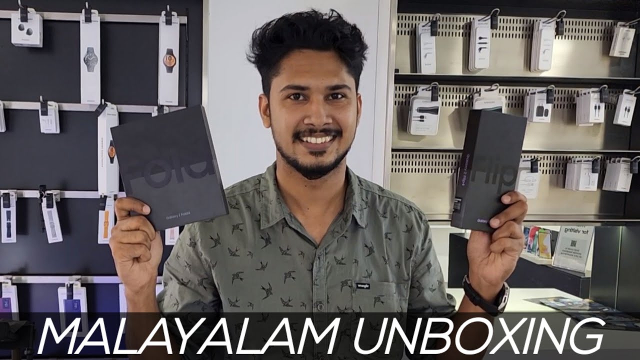 Galaxy Z Flip 4 and Z Fold 4 Malayalam Unboxing and First Review