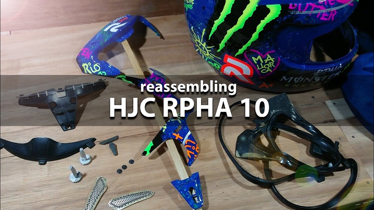 How to Reassemble HJC RPHA 10 Graffiti JL99