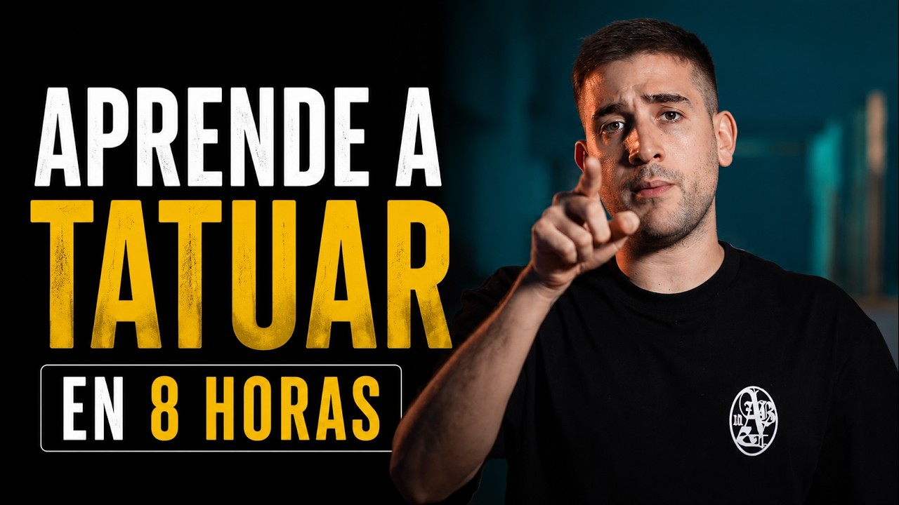 Masterclass de Tatuaje: De 0 a Profesional (Curso Completo GRATIS) 🔓