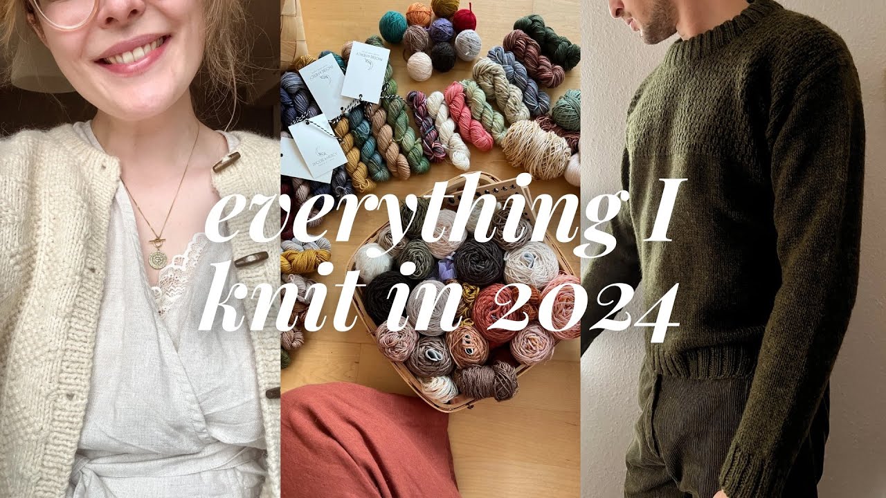 everything I knit in 2024, favorites and stash stats &bull; marlene knits