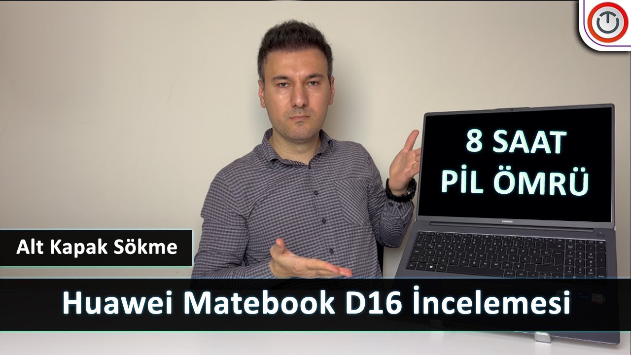 🔔 Huawei Matebook D16 İncelmesi | Huawei Matebook D16 Alt Kapak Sökme