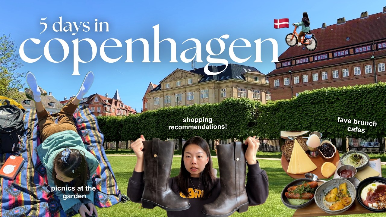 spend a couple days with me in copenhagen 💛 cute store recs, shopping haul, yummy brunch cafes