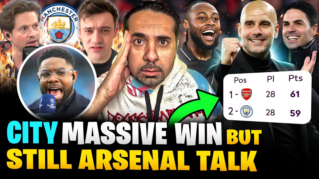 They Are Obsessed With Arsenal ? Reacting to Sky & TalkSPORT After City Massive Win!